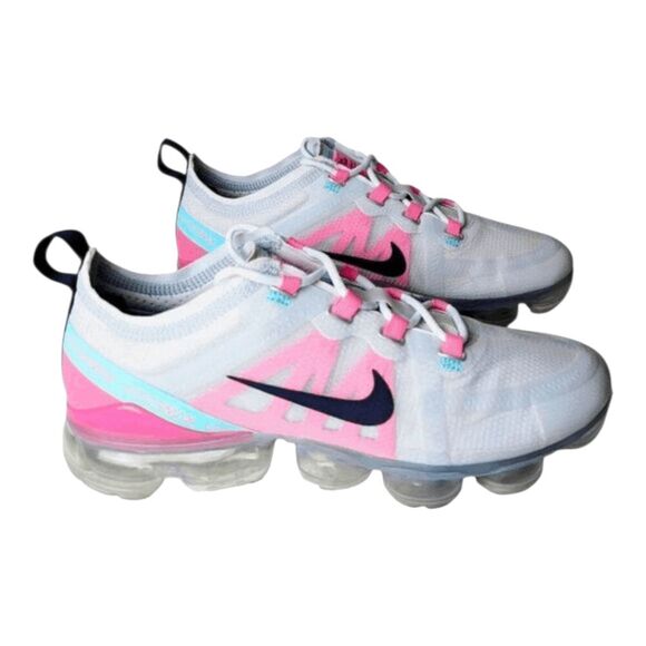 NIKE Air VaporMax 2019 'Grey Pink' Running Shoes Size 8 - Picture 2 of 9